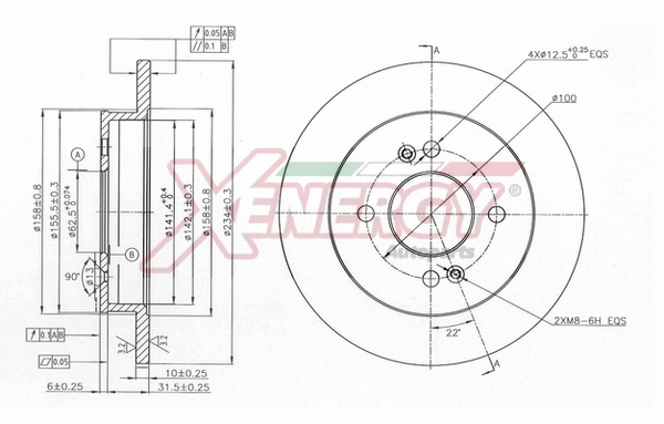 Disque de frein AP XENERGY X601485