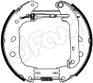 Jeu de mâchoires de frein CIFAM 151-230