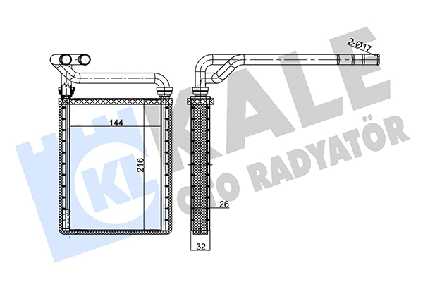 Système de chauffage KALE OTO RADYATÖR 347135