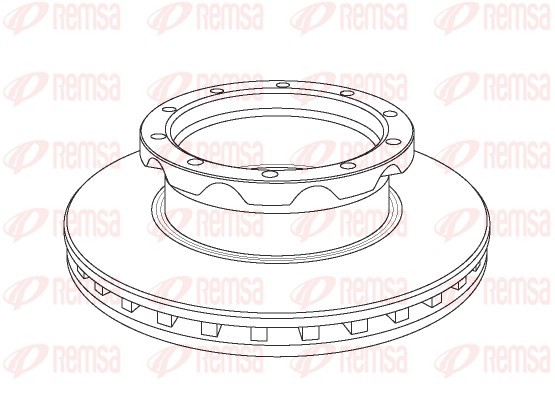 Disque de frein REMSA NCA1050.20