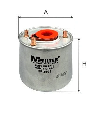 Filtre à carburant MFILTER DF 3598