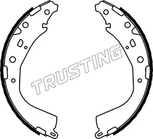 Jeu de mâchoires de frein TRUSTING 115.319