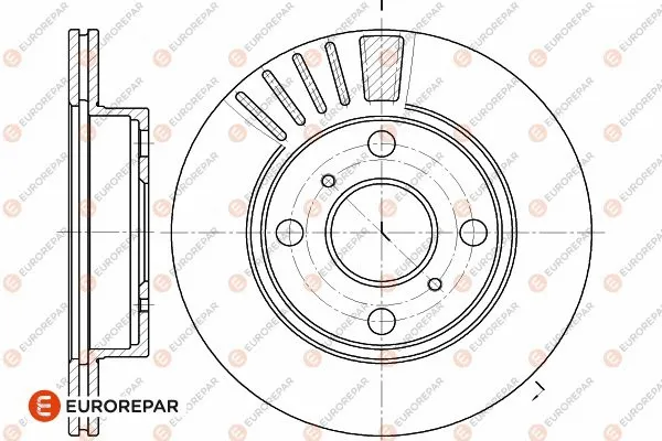 Disque de frein EUROREPAR 1642753280