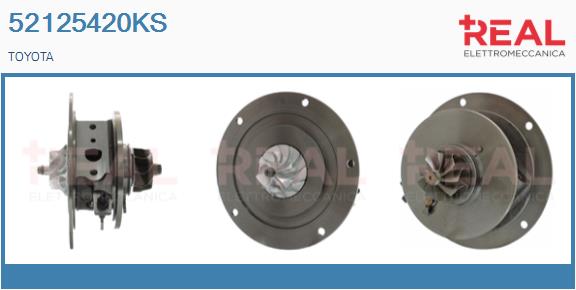 Groupe carter, turbocompresseur REAL 52125420KS