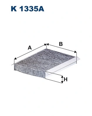 Filtre, air de l'habitacle FILTRON K 1335A