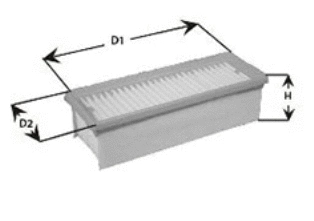 Filtre à air CLEAN FILTERS MA3173