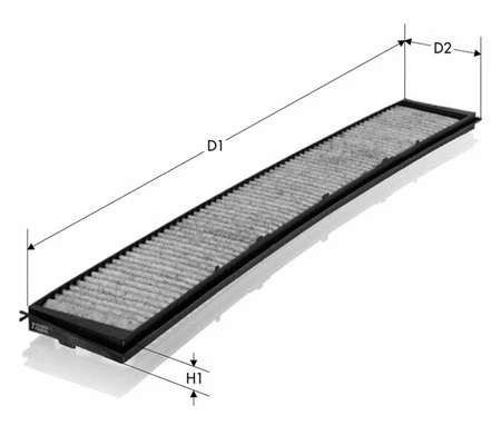 Filtre, air de l'habitacle TECNECO FILTERS CK8913C