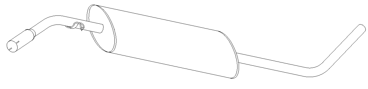 Silencieux central Vellerand 10986