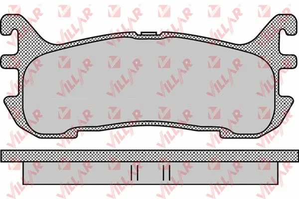 Kit de plaquettes de frein, frein à disque VILLAR 626.1099