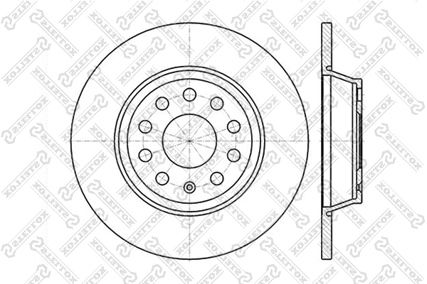 Disque de frein STELLOX 6020-4840-SX