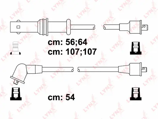 Kit de câbles d'allumage LYNXAUTO SPC7109