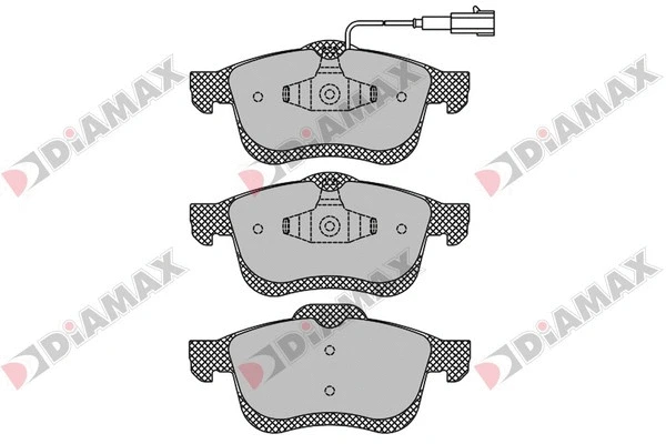 Kit de plaquettes de frein, frein à disque DIAMAX N09182