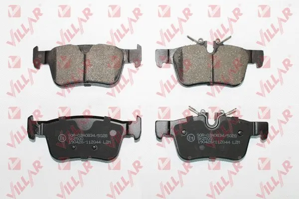 Kit de plaquettes de frein, frein à disque VILLAR 626.2044
