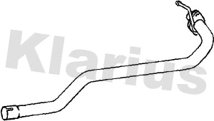 Tuyau d'échappement KLARIUS 150391