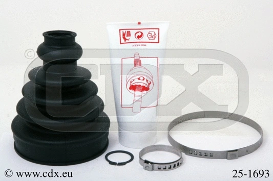 Jeu de joints-soufflets, arbre de commande CDX 25-1693