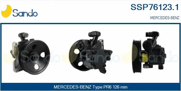 Pompe hydraulique, direction SANDO SSP76123.1
