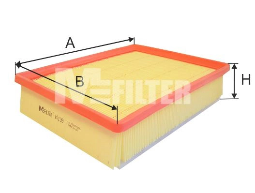 Filtre à air MFILTER K 7139