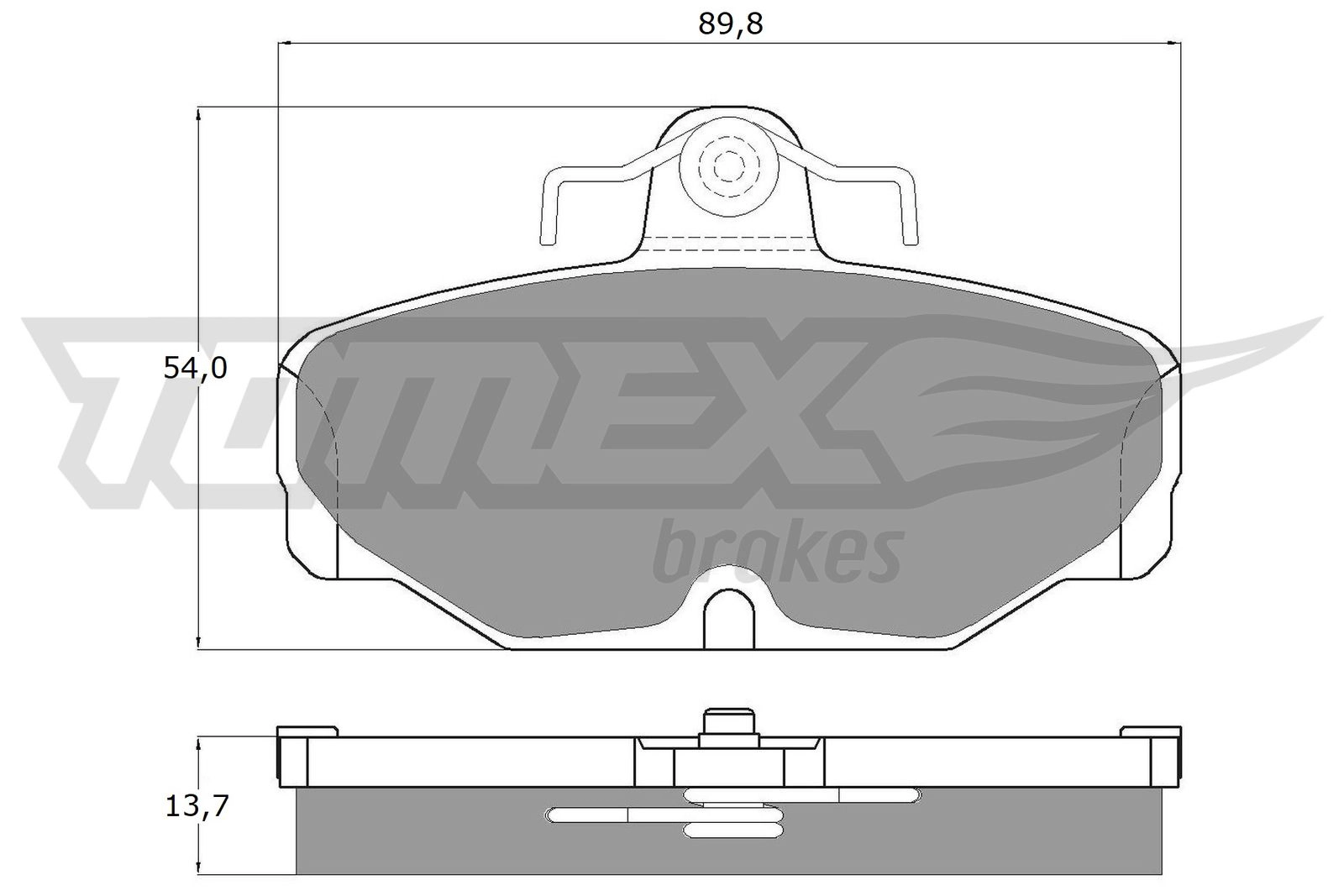 Kit de plaquettes de frein, frein à disque TOMEX Brakes TX 10-67