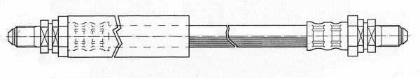 Flexible de frein CEF 511249
