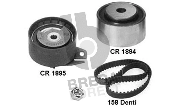 Kit de courroie crantée BREDA LORETT KCD0095