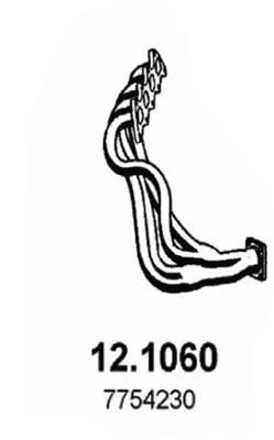 Tuyau d'échappement ASSO 12.1060