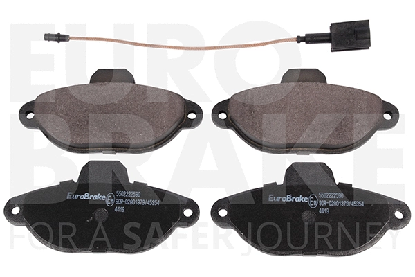 Kit de plaquettes de frein, frein à disque EUROBRAKE 5502222590