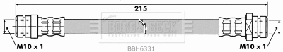 Flexible de frein BORG & BECK BBH6331