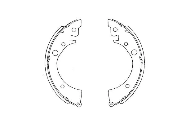Jeu de mâchoires de frein KAVO PARTS KBS-2905