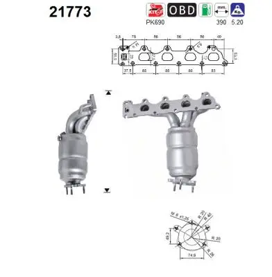 Catalyseur AS 21773