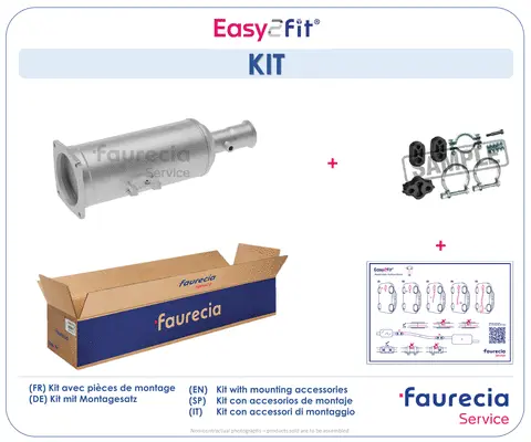 Filtre à particules / à suie, échappement Faurecia FS15121F