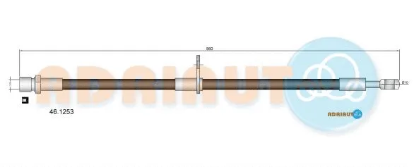 Flexible de frein ADRIAUTO 46.1253