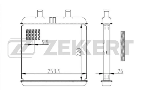 Système de chauffage ZEKKERT MK-5134