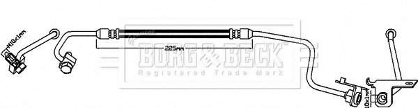 Flexible de frein BORG & BECK BBH8634