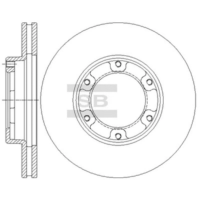 Disque de frein Hi-Q SD4633