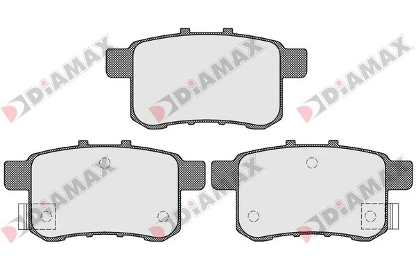 Kit de plaquettes de frein, frein à disque DIAMAX N09494