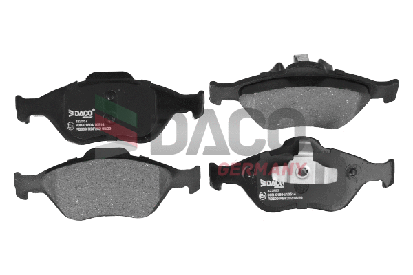 Kit de plaquettes de frein, frein à disque DACO Germany 322557