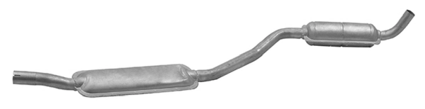 Silencieux central HELLA 8LC 366 024-321