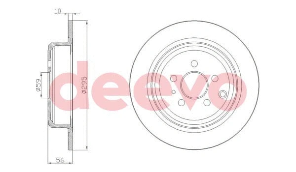 Disque de frein DEEVO BD31360