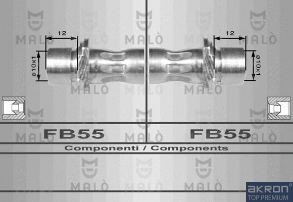Flexible de frein AKRON-MALÒ 8959