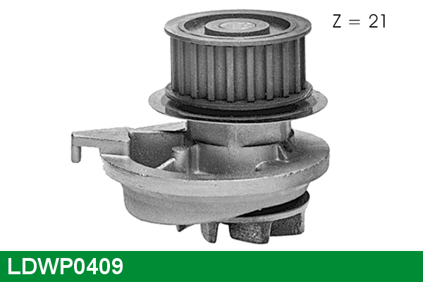 Pompe à eau, refroidissement du moteur LUCAS LDWP0409