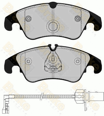 Kit de plaquettes de frein, frein à disque Brake ENGINEERING PA1794