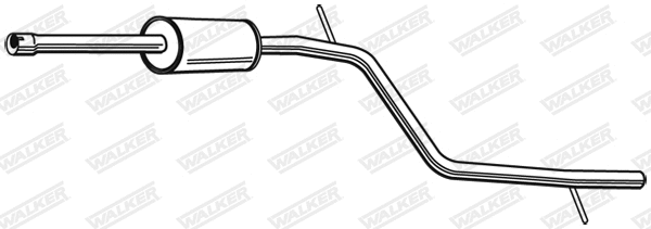 Silencieux central WALKER 23854