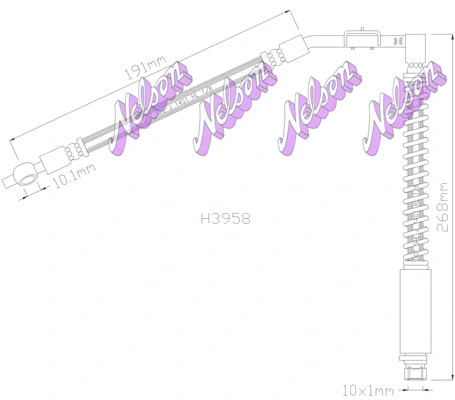 Flexible de frein KAWE H3958