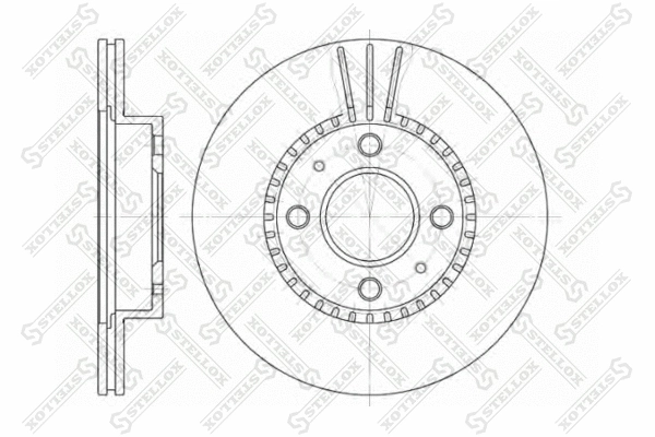 Disque de frein STELLOX 6020-2245V-SX