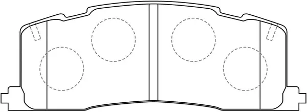 Kit de plaquettes de frein, frein à disque SB BP21274