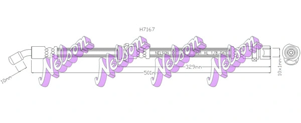Flexible de frein KAWE H7167