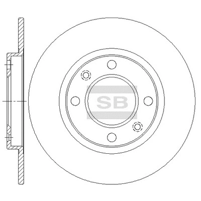 Disque de frein Hi-Q SD5007