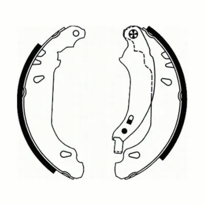 Jeu de mâchoires de frein ABE C0R016ABE