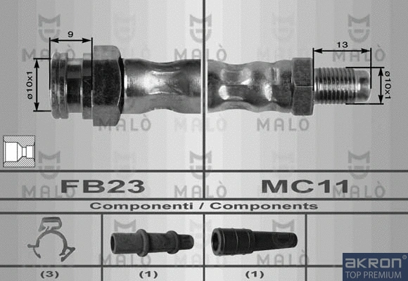 Flexible de frein AKRON-MALÒ 8430