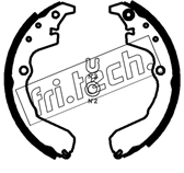 Jeu de mâchoires de frein fri.tech. 1253.708